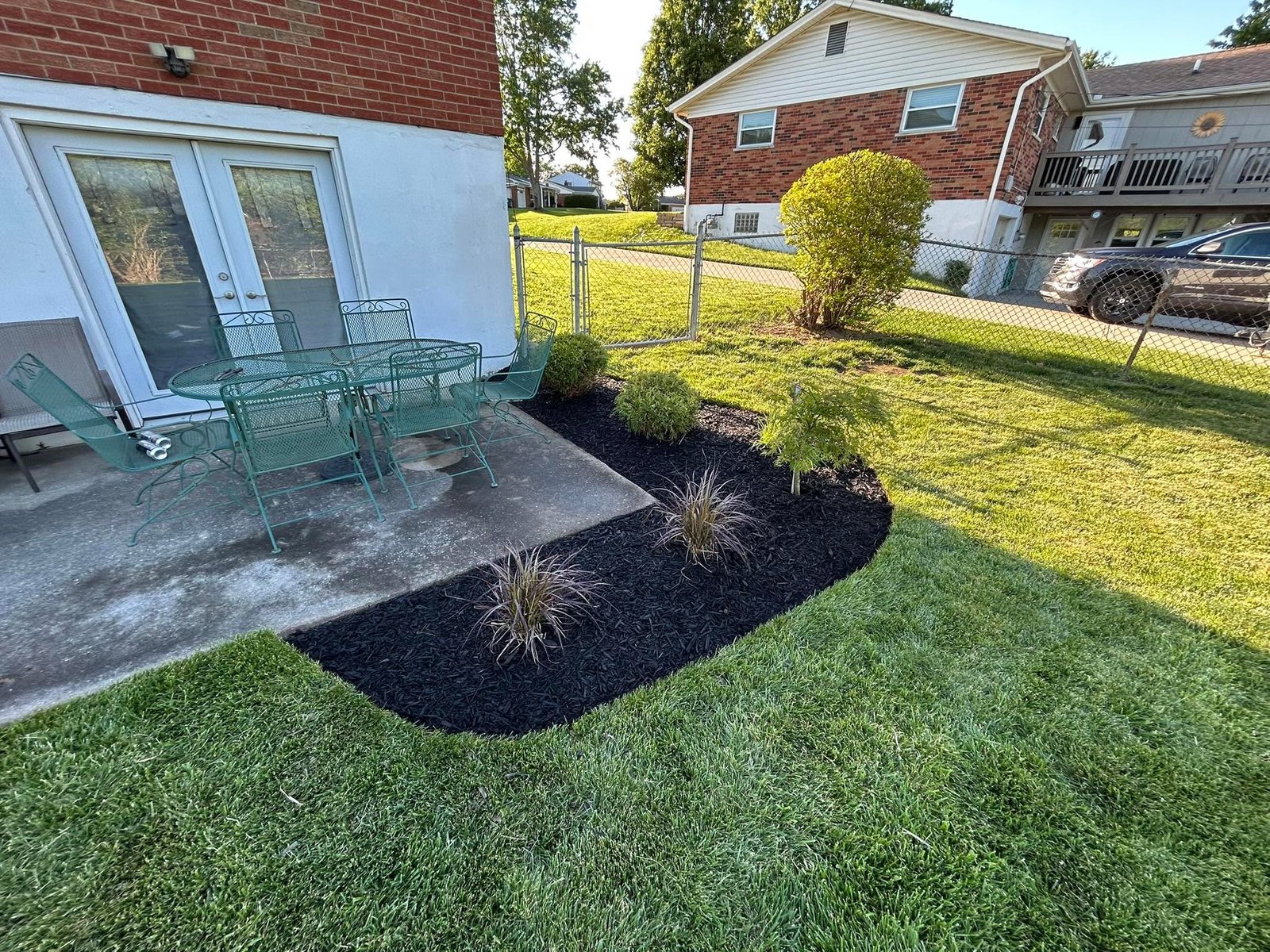 Lawn cleanup and rural property maintenance work near De Mossville, Kentucky